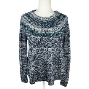 Hollister Co Blue Knit Sweater Size M